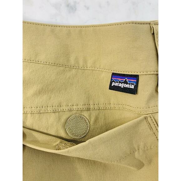 Patagonia Rock Craft Skirt Women 8 Ash Tan 15.5" Khaki Hiking Outdoor 58660 NWT - Picture 7 of 9